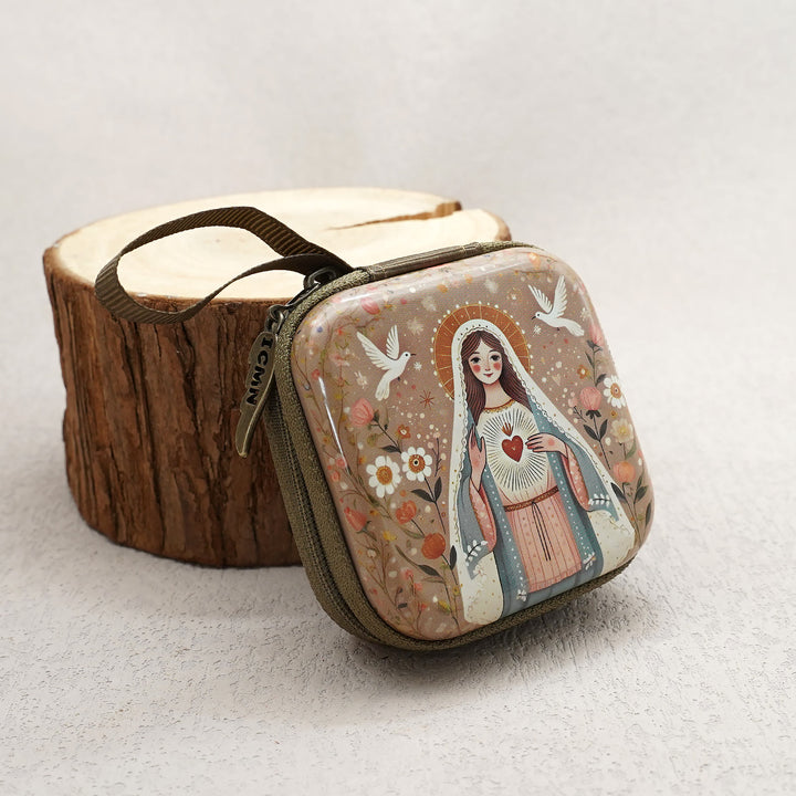 FREE Today: 9 Patterns Cartoon Style Square Rosary Cases: A Beautiful Blend of Faith and Function