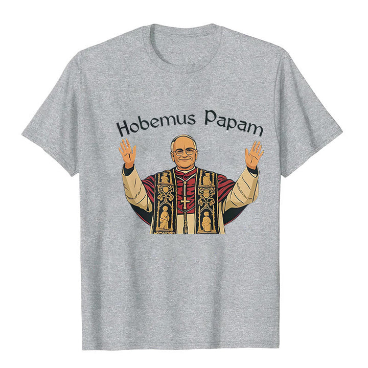 Christianartworkshop Robert Francis Prevost First American Pope T-shirt - Grey - 2XL - image 5