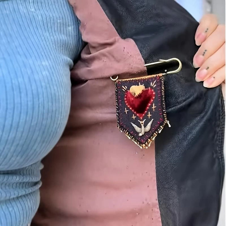 FREE Today: Hand-Embroidered Hope Protection Pocket Brooch