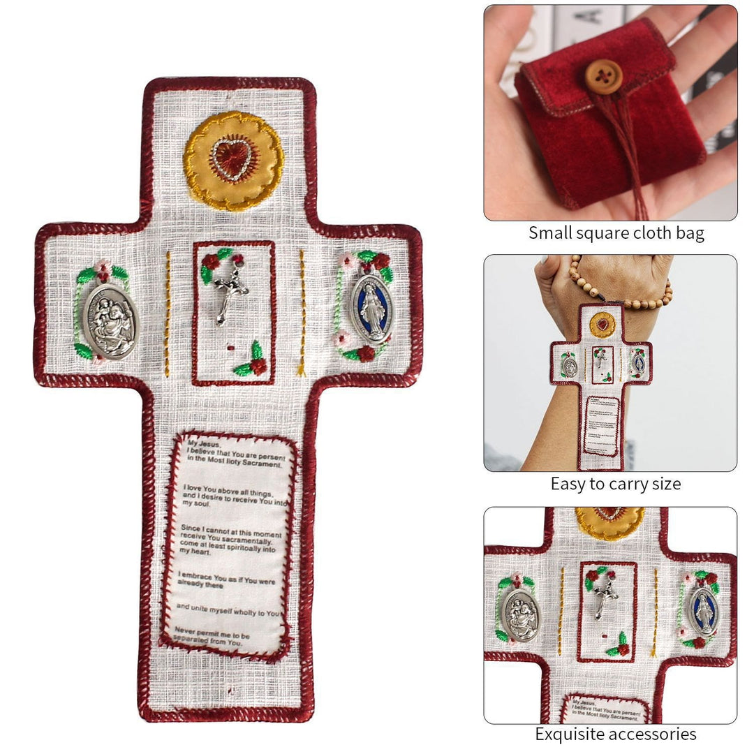FREE Today: Classic Style Handcrafted Pocket Shrine with a Cross Inside