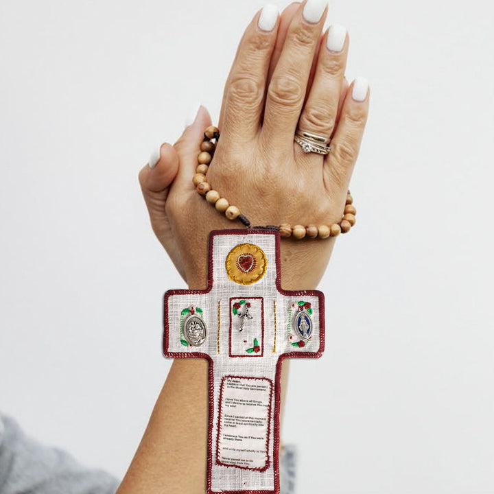 FREE Today: Classic Style Handcrafted Pocket Shrine with a Cross Inside