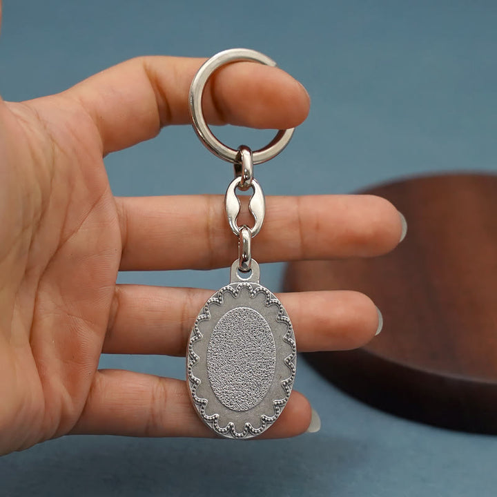 Christianartworkshop Vintage Enamel Crafted St. Michael Archangel Keychain: A Timeless Emblem of Spiritual Fortitude - image 7