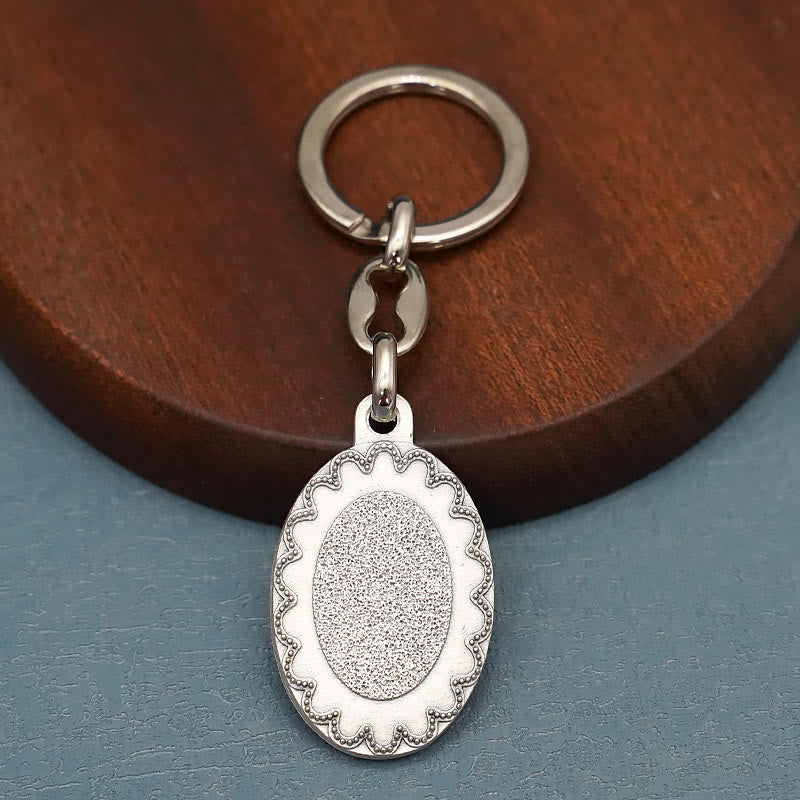 Christianartworkshop Vintage Enamel Crafted St. Michael Archangel Keychain: A Timeless Emblem of Spiritual Fortitude - image 5