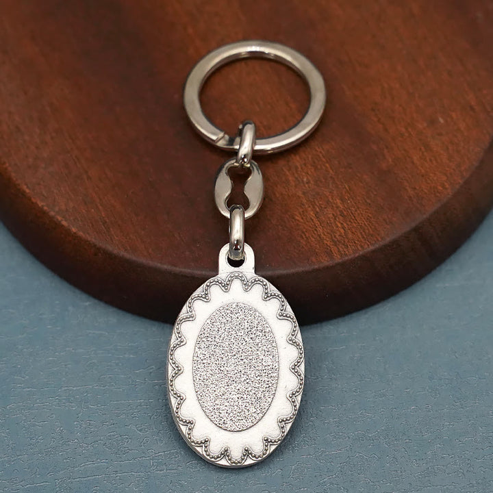 Christianartworkshop Vintage Enamel Crafted St. Michael Archangel Keychain: A Timeless Emblem of Spiritual Fortitude - image 5