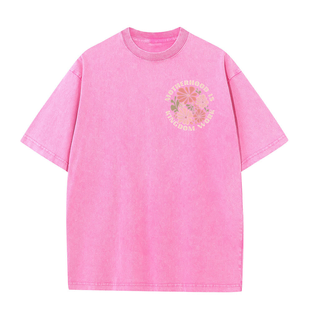 Christianartworkshop King Of Glory Unisex Washed T-Shirt - image 17