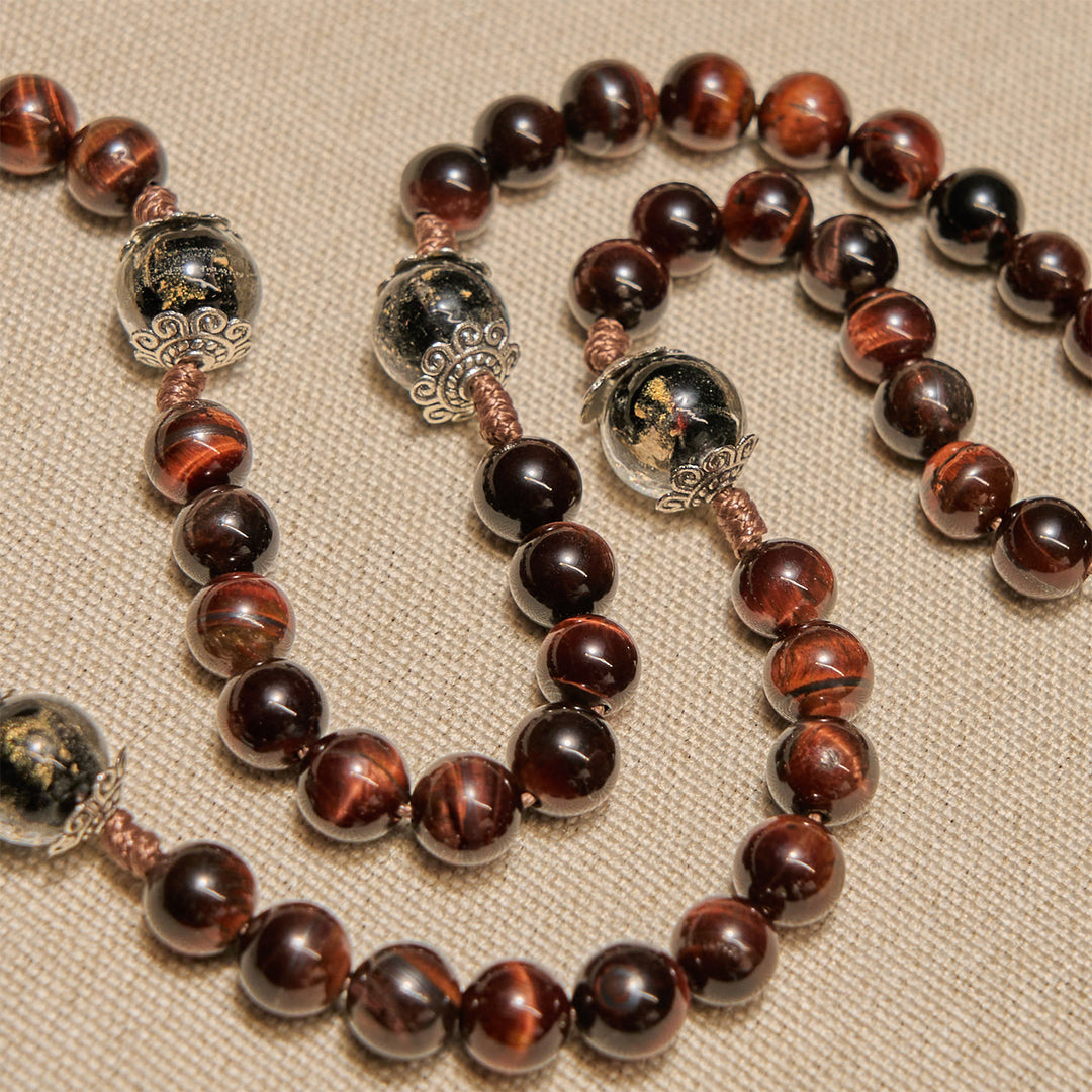 Christianartworkshop PRAYERFUL FAITH: Handmade Wooden Beads Rosary & Necklace 2-in-1 with Gift Card - image 10