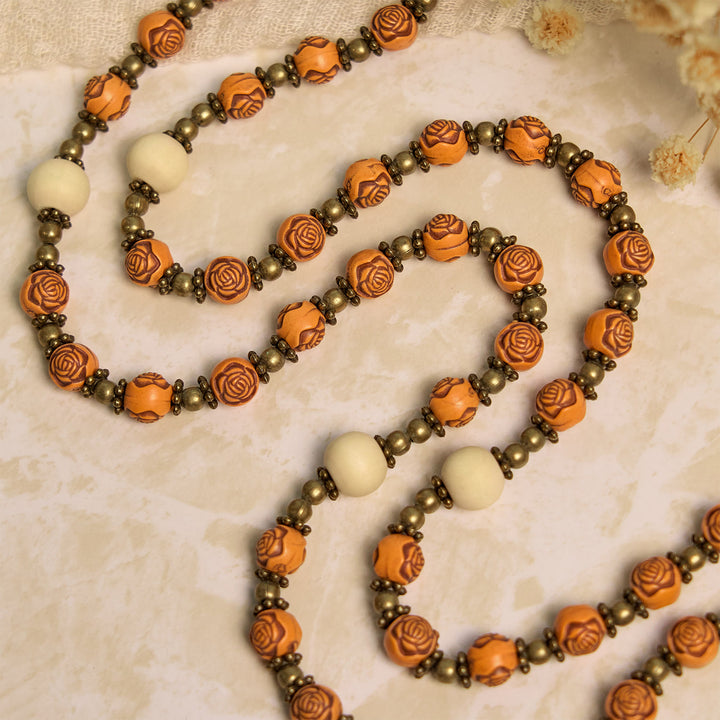 FREE Today: Exquisite Wooden Rose Beads with Bronze Crucifix & Miraculous Medal Rosary - image 10