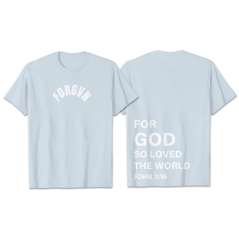 Christianartworkshop Forgvn T- Shirt - Light Blue - 2XL - image 18
