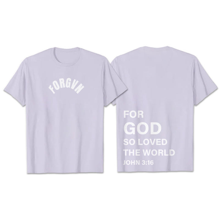 Christianartworkshop Forgvn T- Shirt - Purple - 2XL - image 24