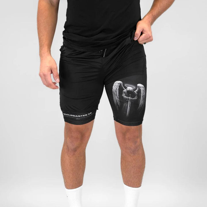 Christianartworkshop Ecclesiastes 3:8 Wings of War Performance Shorts - image 8