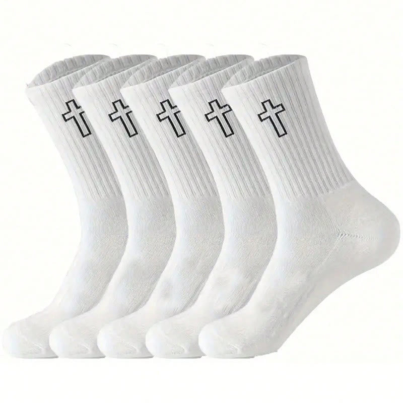 Christianartworkshop Sacred Cross Socks: Walk with Spiritual Grace - image 5