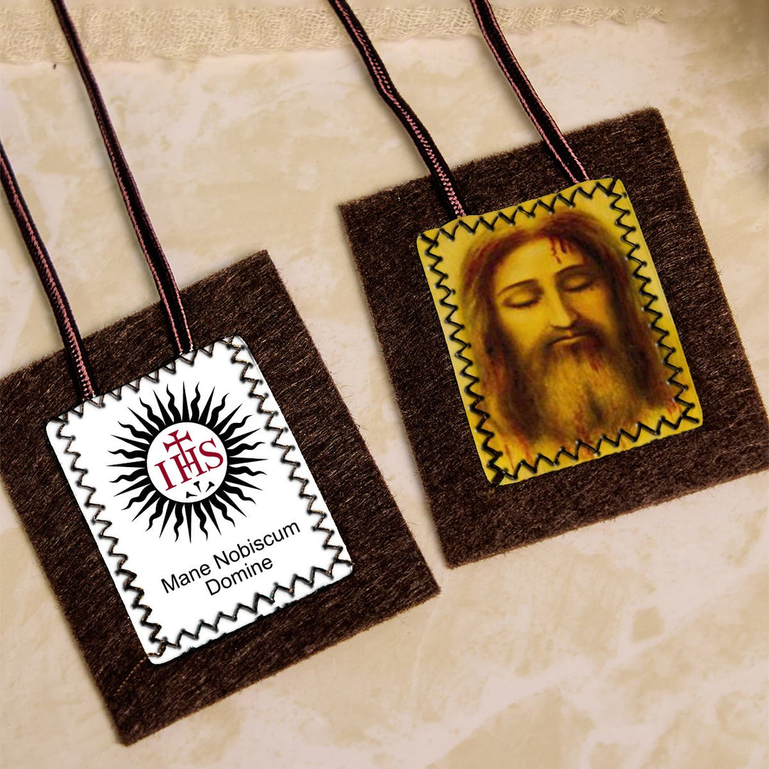 Scapular Catholic Scapular Necklace Collection – Christian Art Workshop