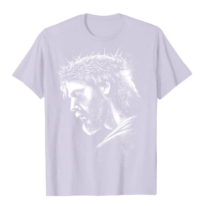 Christianartworkshop Jesus Vintage 90s Graphic T-shirt - Purple - 2XL - image 5