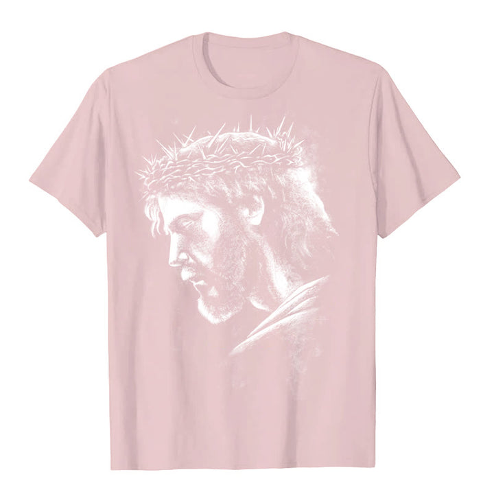 Christianartworkshop Jesus Vintage 90s Graphic T-shirt - Pink - 2XL - image 8