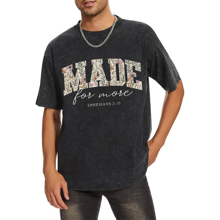 Christianartworkshop Made for More Washed T-Shirt - image 4