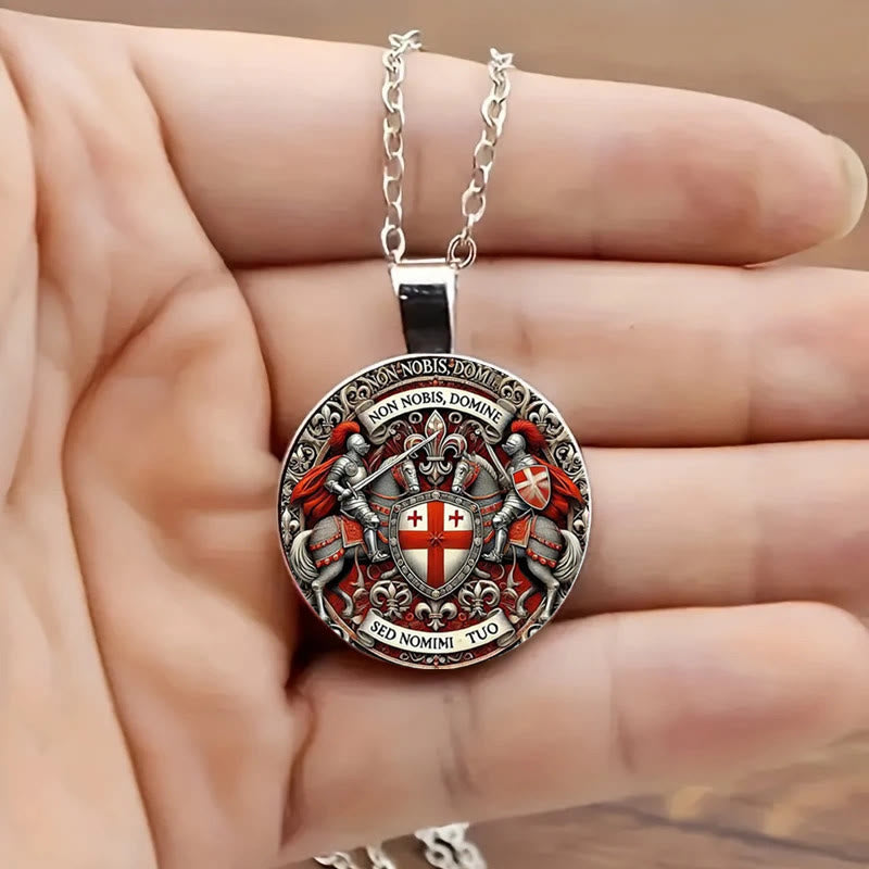Christianartworkshop Spiritual Companion Knights Templar Keychain : Faith-Filled Token of Chivalric Grace - image 2