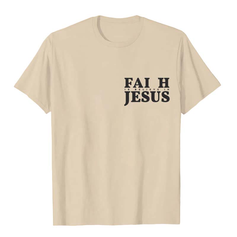 Christianartworkshop Faith Is Believe In Jesus with Matthew 6:6 Unisex T-shirt - image 18