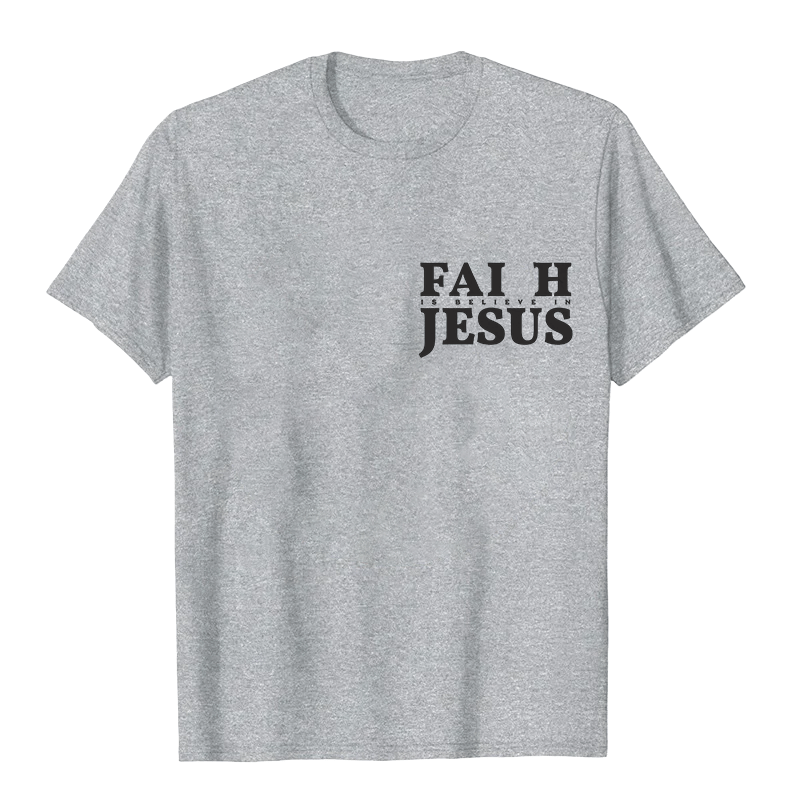 Christianartworkshop Faith Is Believe In Jesus with Matthew 6:6 Unisex T-shirt - image 12