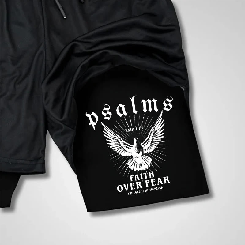 Christianartworkshop Faith Over Fear Christian Performance Shorts - image 5