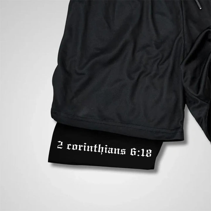Christianartworkshop Child Of God Christian Performance Shorts - image 5