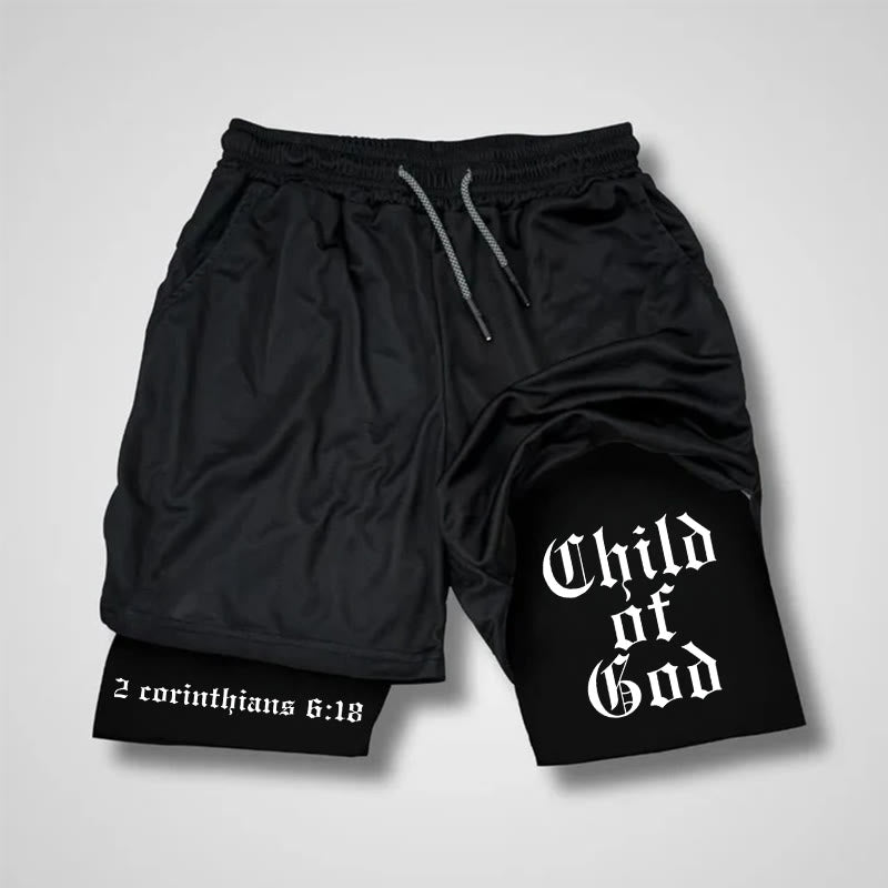 Christianartworkshop Child Of God Christian Performance Shorts - Shorts - 3XL - image 1