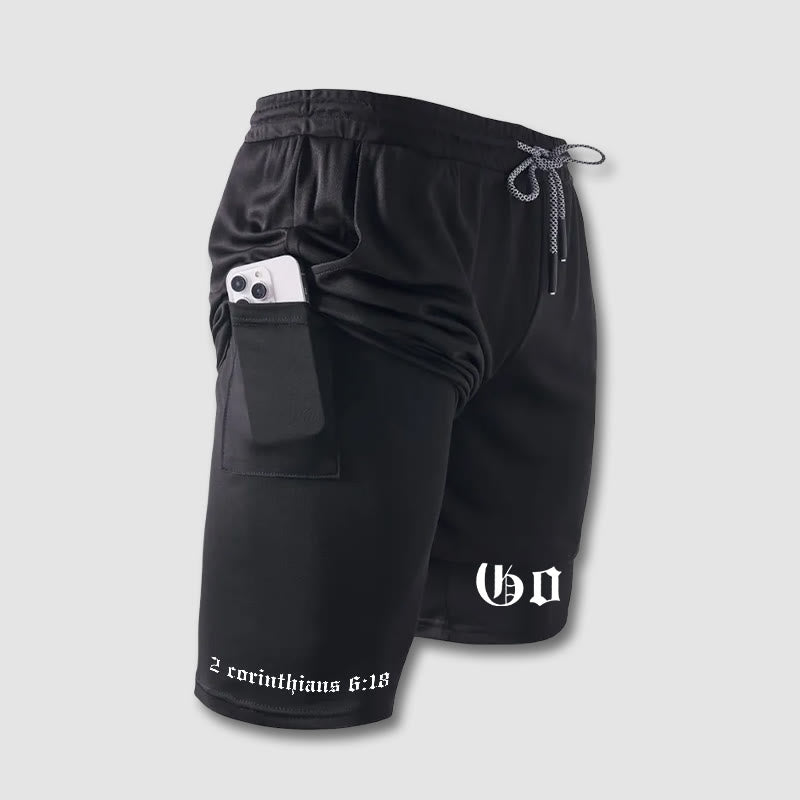 Christianartworkshop Child Of God Christian Performance Shorts - image 7