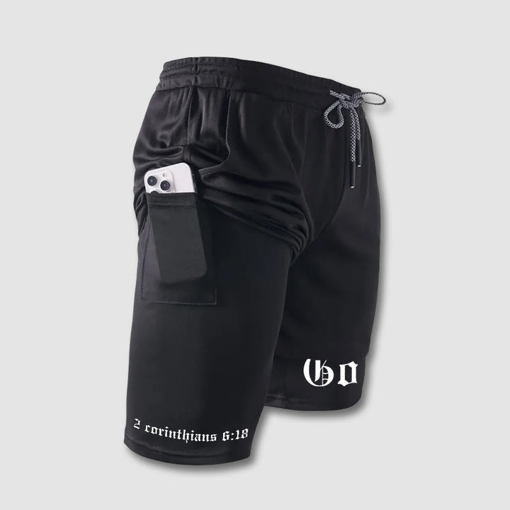 Christianartworkshop Child Of God Christian Performance Shorts - image 7