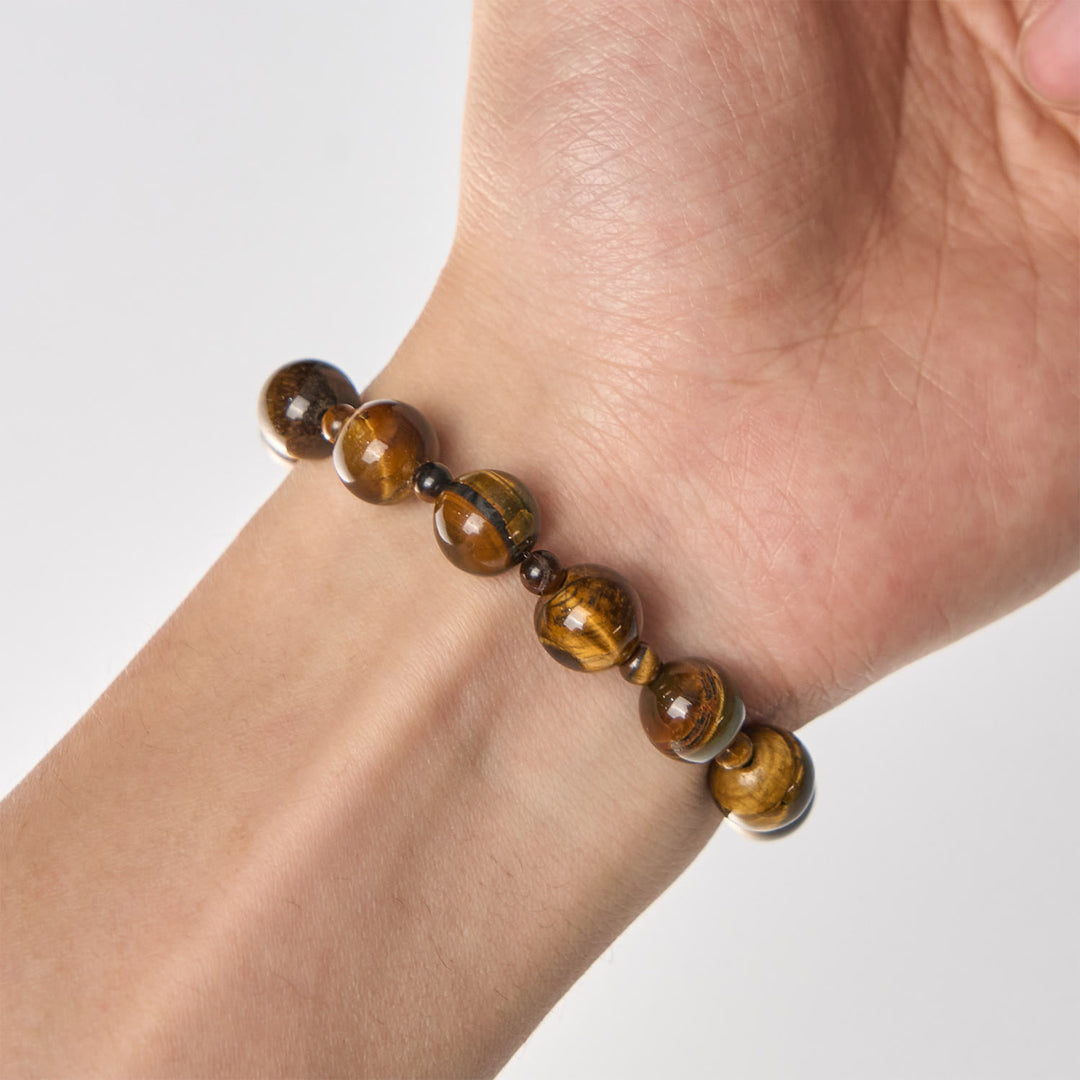 FREE Today: 10mm Yellow Tiger's Eye Stone One Decade Rosary Bracelet - image 4