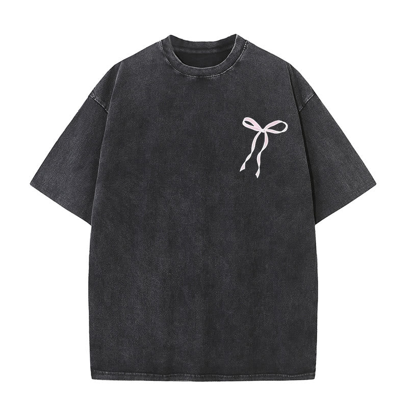Christianartworkshop Faith Over Fear Unisex Washed T-Shirt - image 3