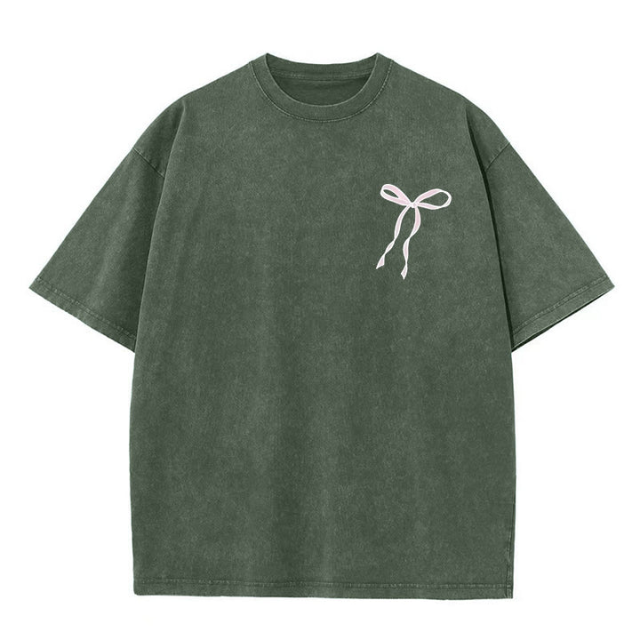Christianartworkshop Faith Over Fear Unisex Washed T-Shirt - image 11