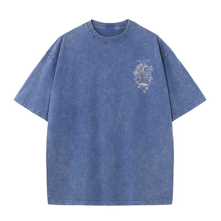 Christianartworkshop Heart Illustration Ezekiel Christian Washed T-shirt - image 7