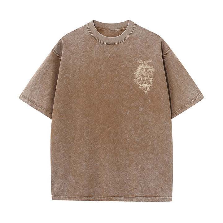 Christianartworkshop Heart Illustration Ezekiel Christian Washed T-shirt - image 11