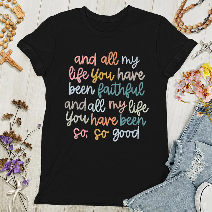 Christianartworkshop Faith's Glow: Vibrant Message Women's T-shirt - Black - 4XL - image 0