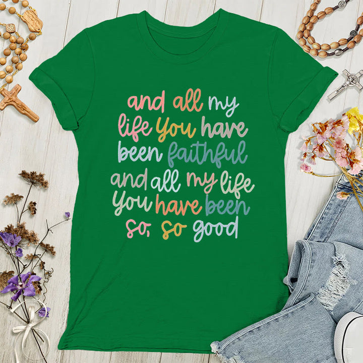 Christianartworkshop Faith's Glow: Vibrant Message Women's T-shirt