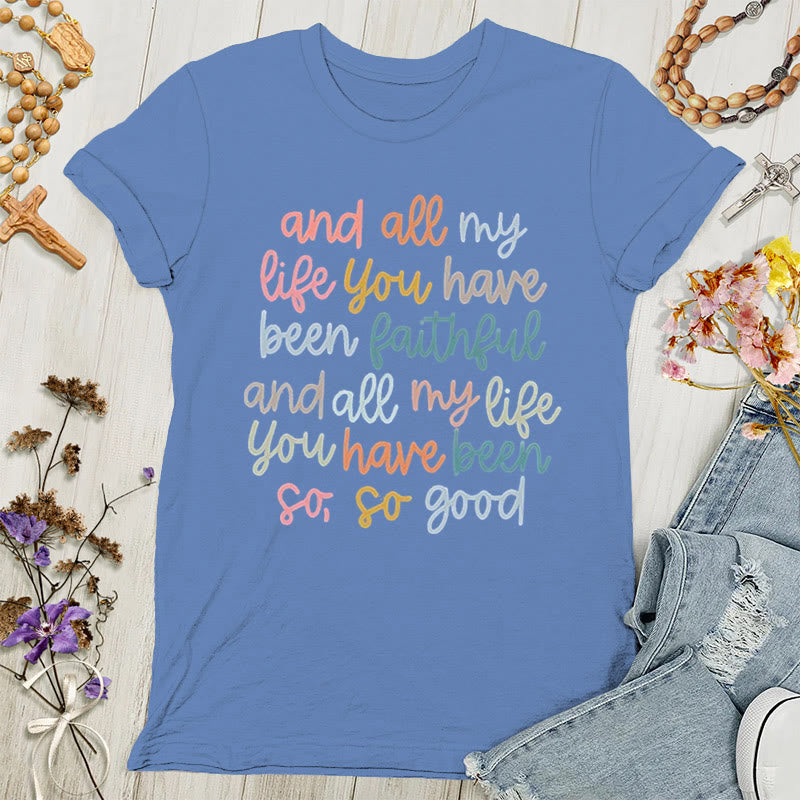 Christianartworkshop Faith's Glow: Vibrant Message Women's T-shirt