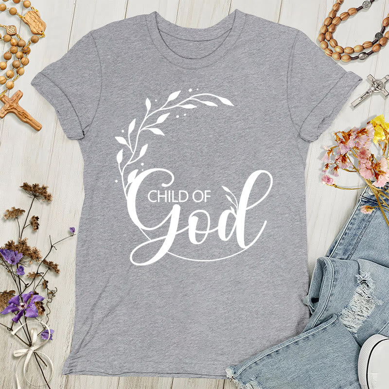 Christianartworkshop Child of God Women's T-shirt - Sports Gray - 4XL - image 6