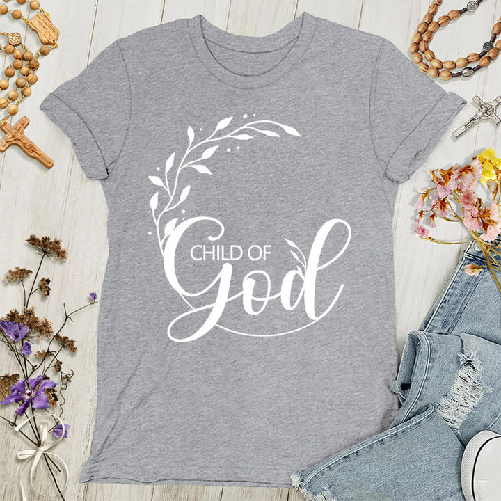 Christianartworkshop Child of God Women's T-shirt - Sports Gray - 4XL - image 6