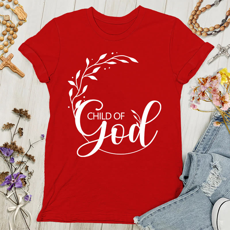 Christianartworkshop Child of God Women's T-shirt - Red - 4XL - image 1