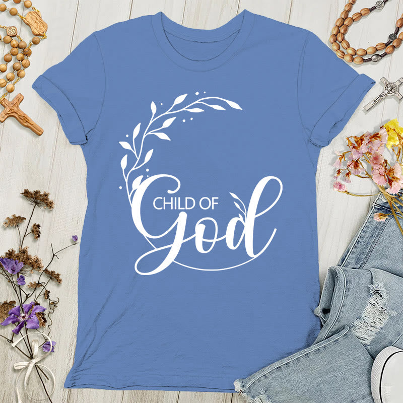 Christianartworkshop Child of God Women's T-shirt - Blue - 4XL - image 5