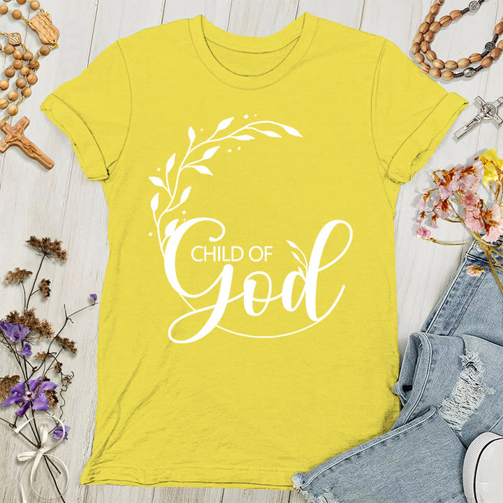 Christianartworkshop Child of God Women's T-shirt - Gold - 4XL - image 2
