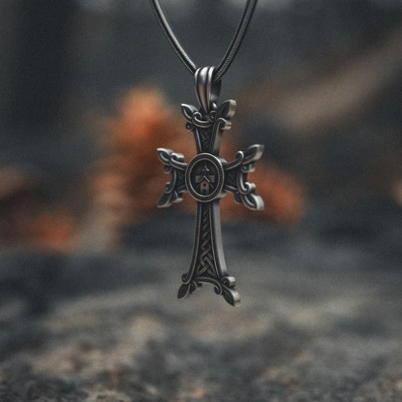 Christianartworkshop Orthodox Church Celtic Knot Armenian Cross Pendant Necklace  - image 6