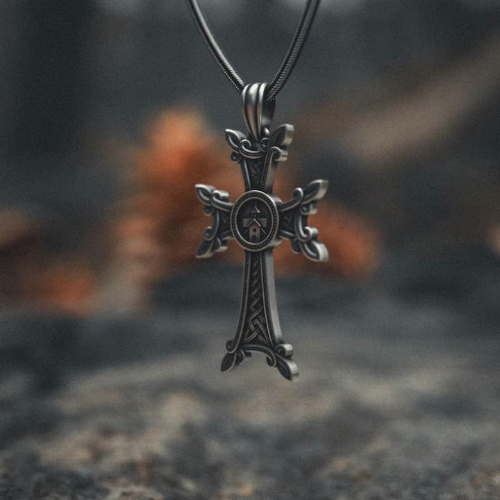 Christianartworkshop Orthodox Church Celtic Knot Armenian Cross Pendant Necklace  - image 6