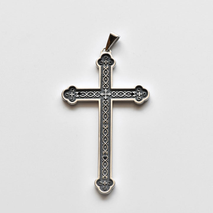 Christianartworkshop Retro Sterling Silver Amulet INRI Cross Pendant Necklace: A Emblem of Grace - image 3
