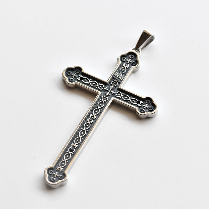 Christianartworkshop Retro Sterling Silver Amulet INRI Cross Pendant Necklace: A Emblem of Grace - image 4