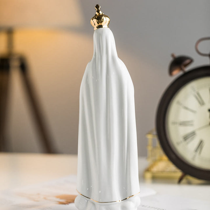 Christianartworkshop Classic Our Lady of Fatima Statue Sacred Home Ornament for Prayer Corners  - image 6
