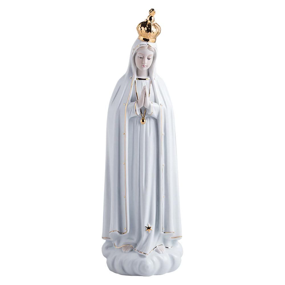 Christianartworkshop Classic Our Lady of Fatima Statue Sacred Home Ornament for Prayer Corners  - image 7