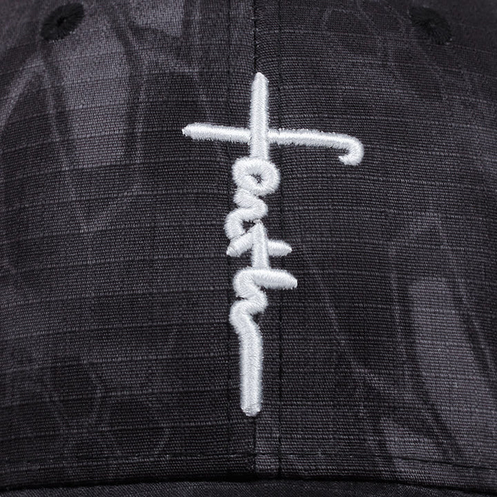 Christianartworkshop Embroidered Faith Cross Baseball Cap: Wear the Armor of Belief - image 6