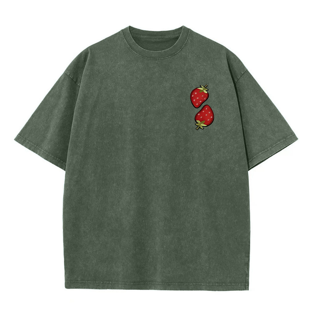 Christianartworkshop Fruit Of The Spirit Double Sided Unisex Washed T-shirt - image 2