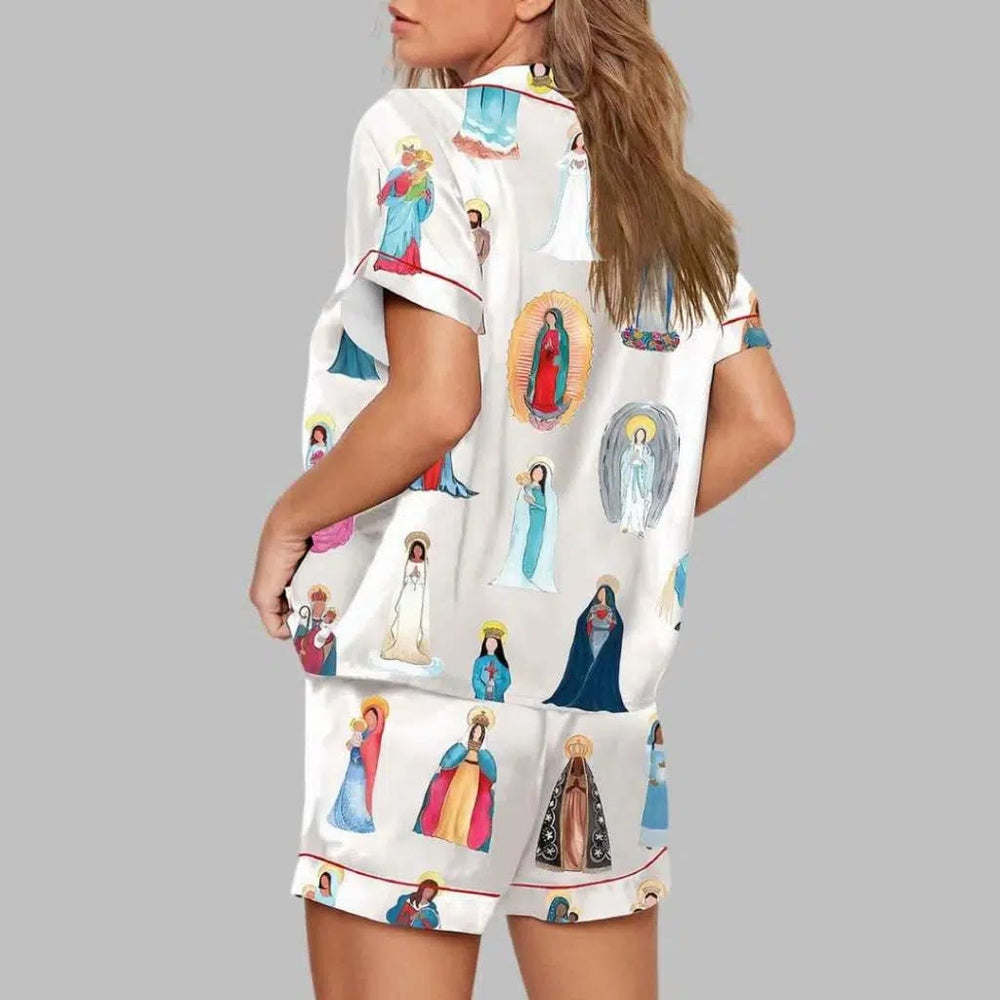 Christianartworkshop Our Lady of Guadalupe Catholic Home Pajama Set: Sleep Wrapped in Sacred Grace - image 2