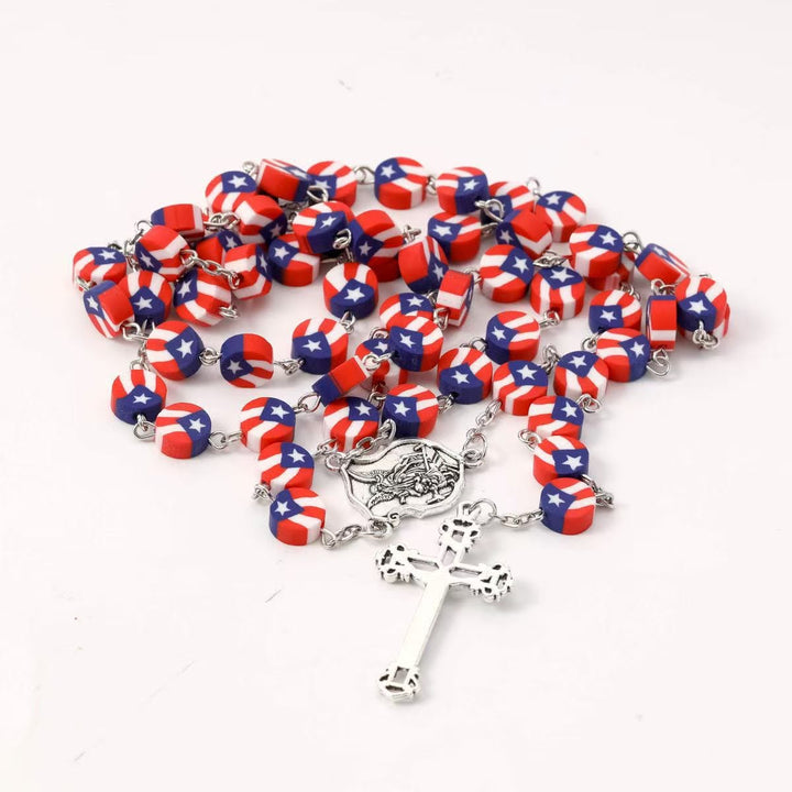FREE Today: Guardian Angel Patriotic Rosary with St. Michael & Crucifix: Blessed Protection - image 5